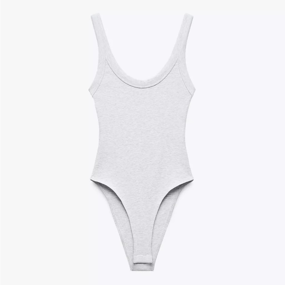ZARA Ribbed Bodysuit - Picture 6 of 11
